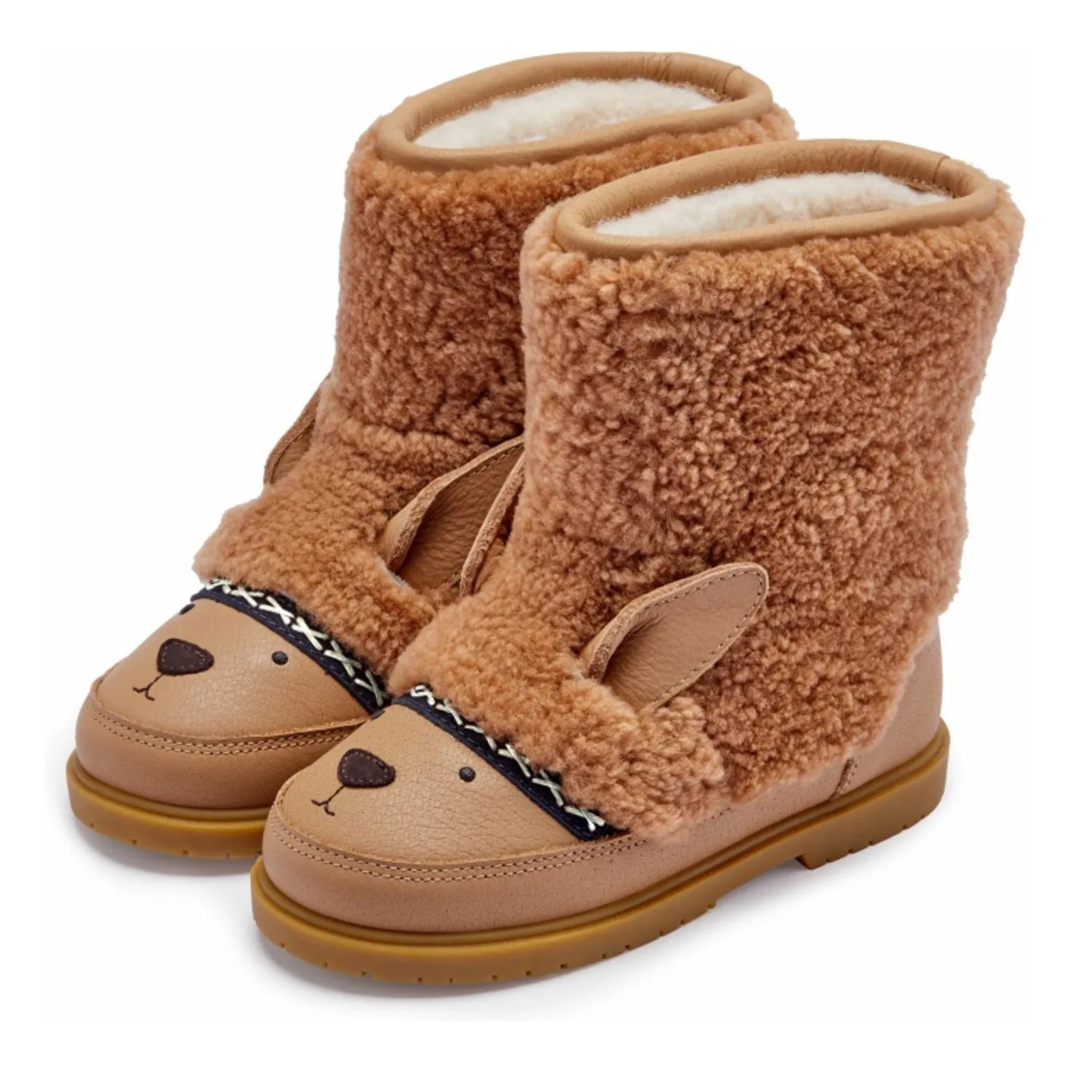 Donsje Brown Wadou Alpaca Filled Boots