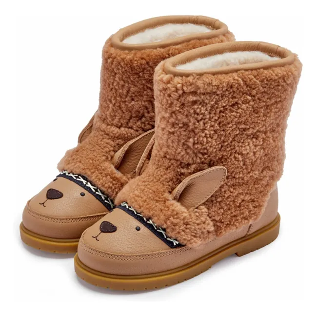 Bottes Fourrées Wadou Alpaga | Marron