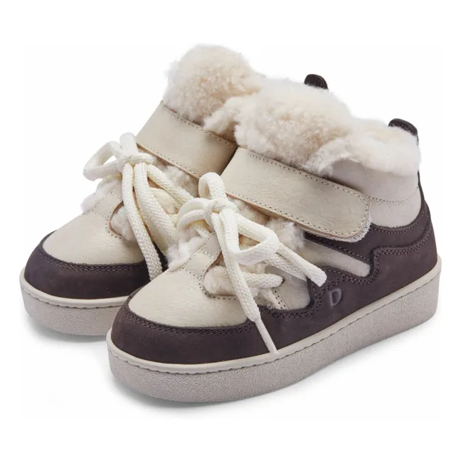 Baskets Fourrées Sicco | Ecru