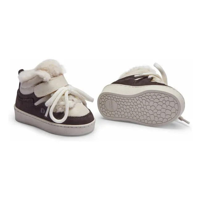 Baskets Fourrées Kicco | Ecru