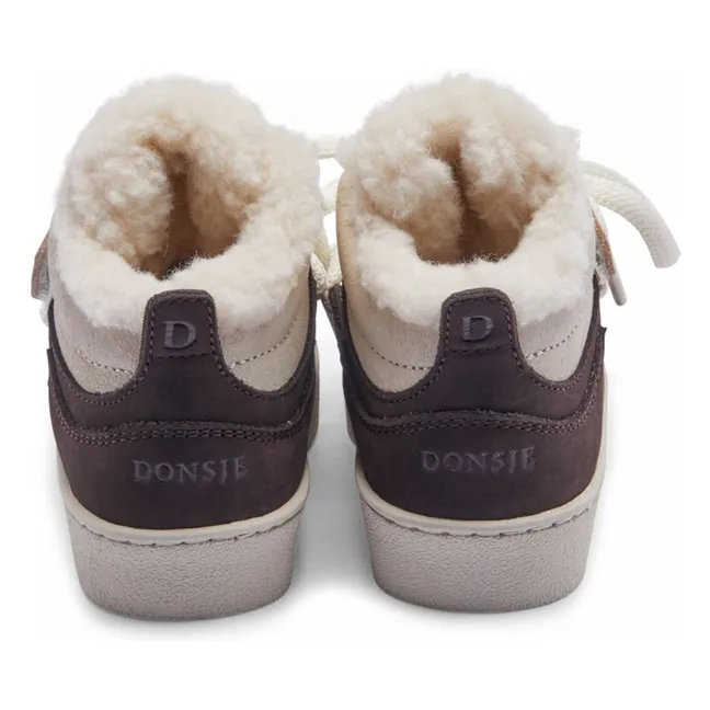 Baskets Fourrées Kicco | Ecru