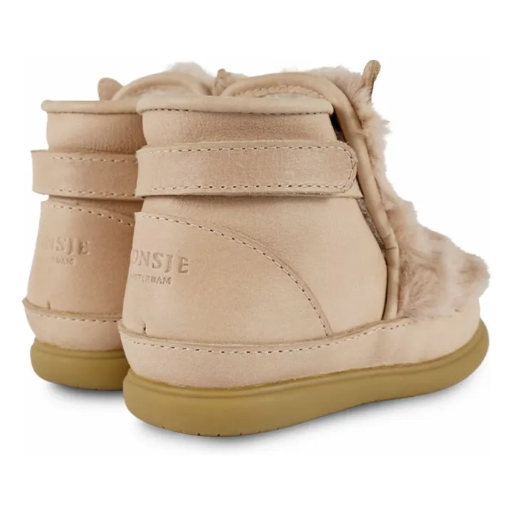 Botas Roumi Rellenas de Conejo | Beige- Imagen del producto n°3