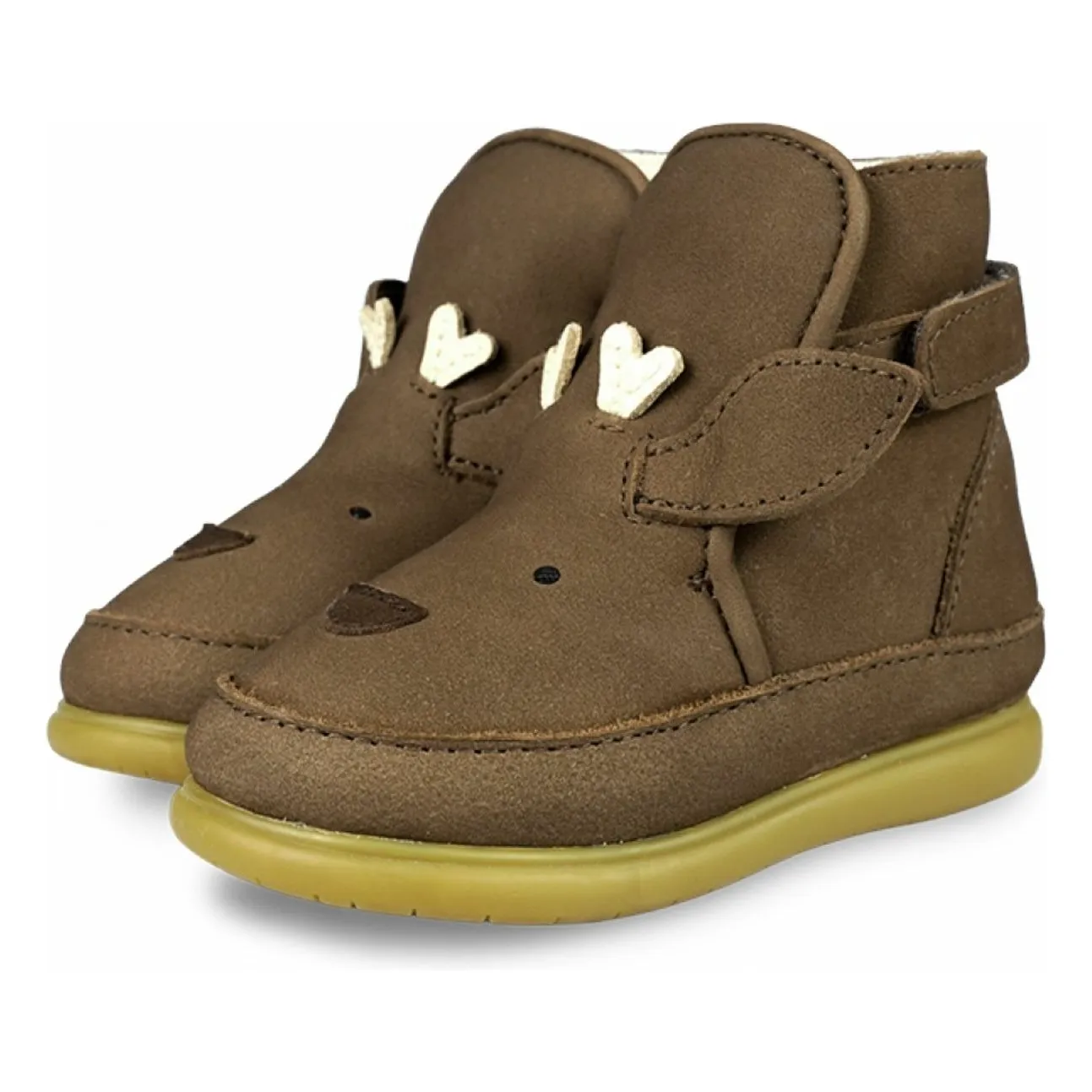 Donsje Brown Boots Fourrées Spécial Dubu Cerf