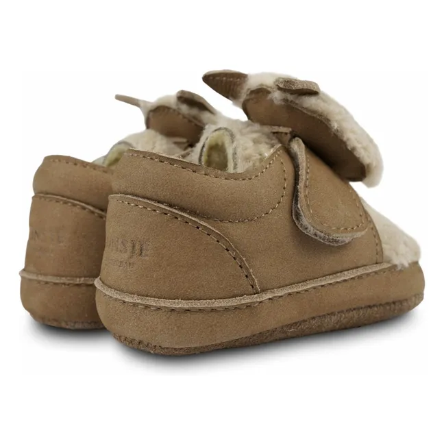 Chaussons Fourrés Matijn Alpaga | Marron