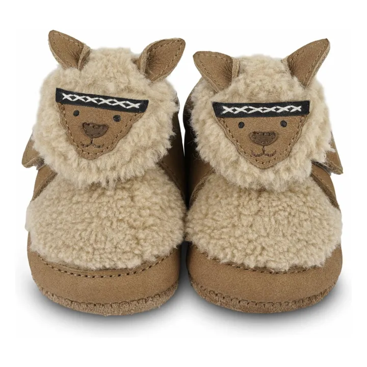 Zapatillas Matijn Rellenas de Alpaca | Marrón- Imagen del producto n°2