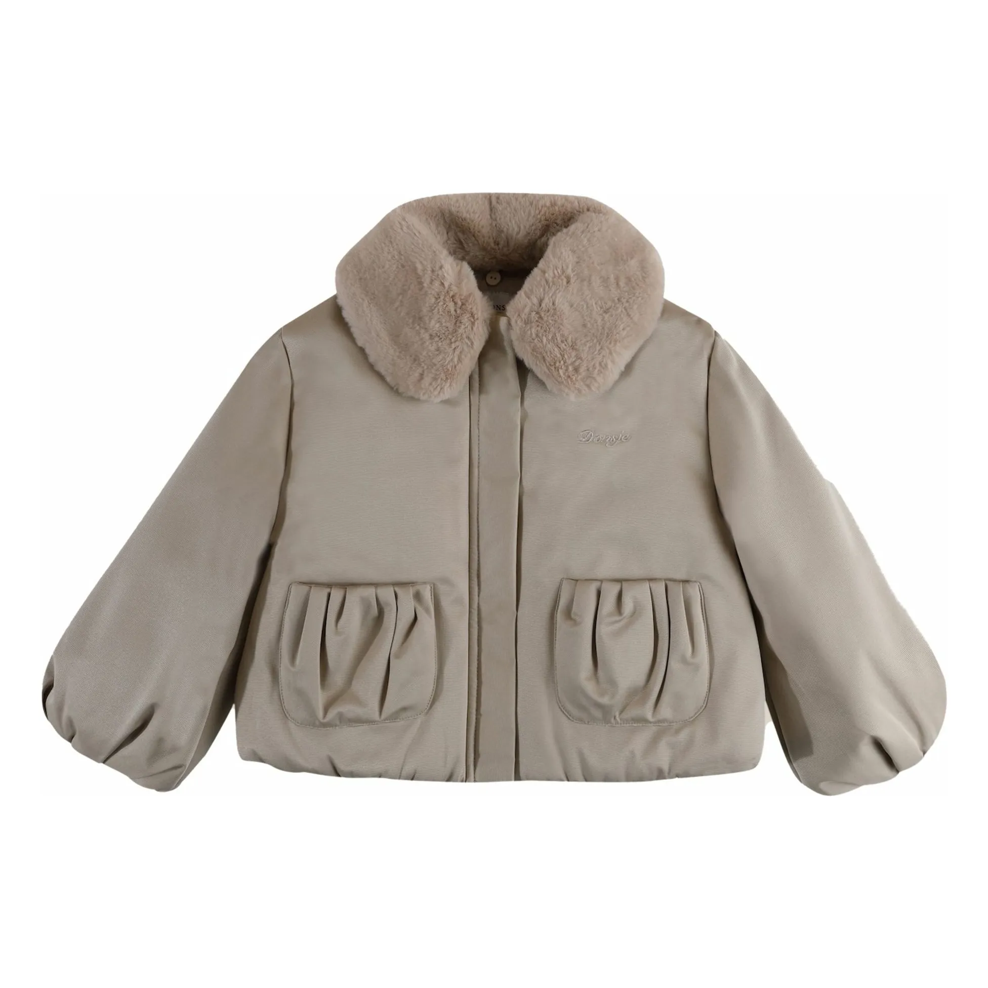 Donsje Taupe Brown Bloci Coat