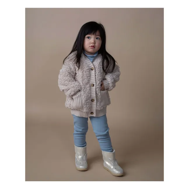 Cardigan Fourré Olaan | Taupe