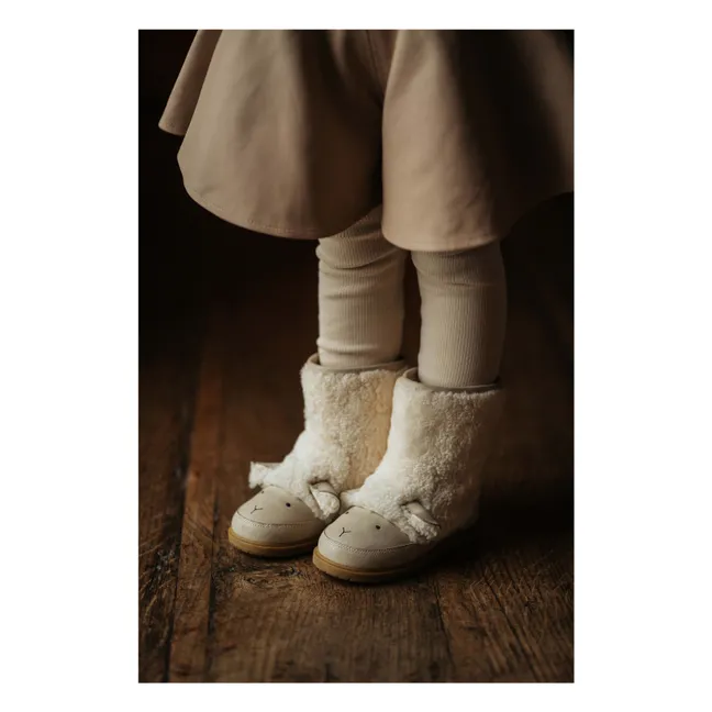 Bottes Fourrées Wadou Lammy | Ecru