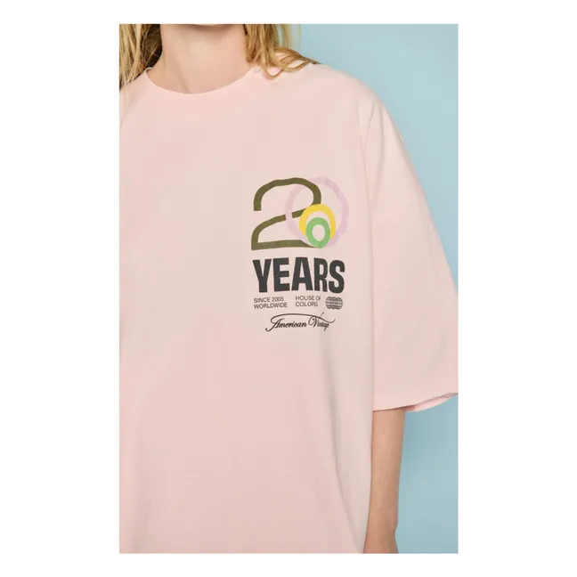 T-shirt Ample Afoma - Capsule 20 ans | Rose poudré