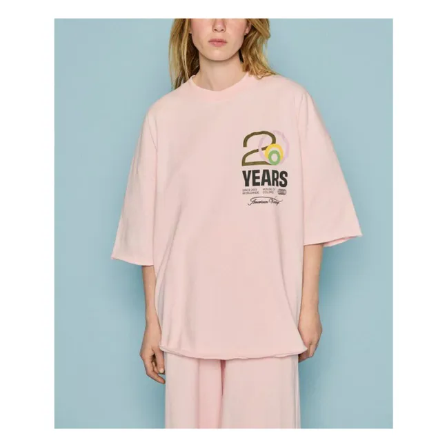 T-shirt Ample Afoma - Capsule 20 ans | Rose poudré