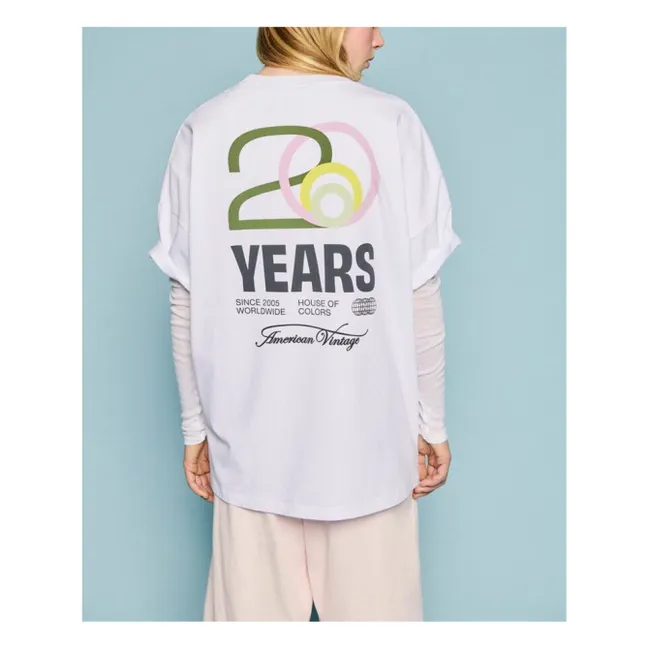 T-shirt Fizvalley - Capsule 20 ans | Blanc