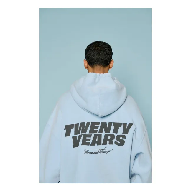Sweat Capuche Plizzy - Capsule 20 ans | Bleu Clair