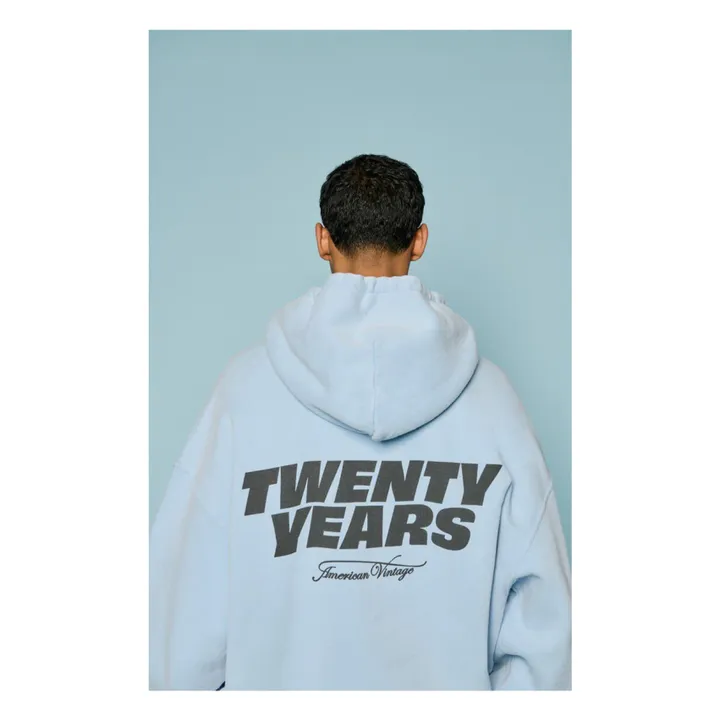 Sweat Capuche Plizzy - Capsule 20 ans | Bleu Clair- Image produit n°4