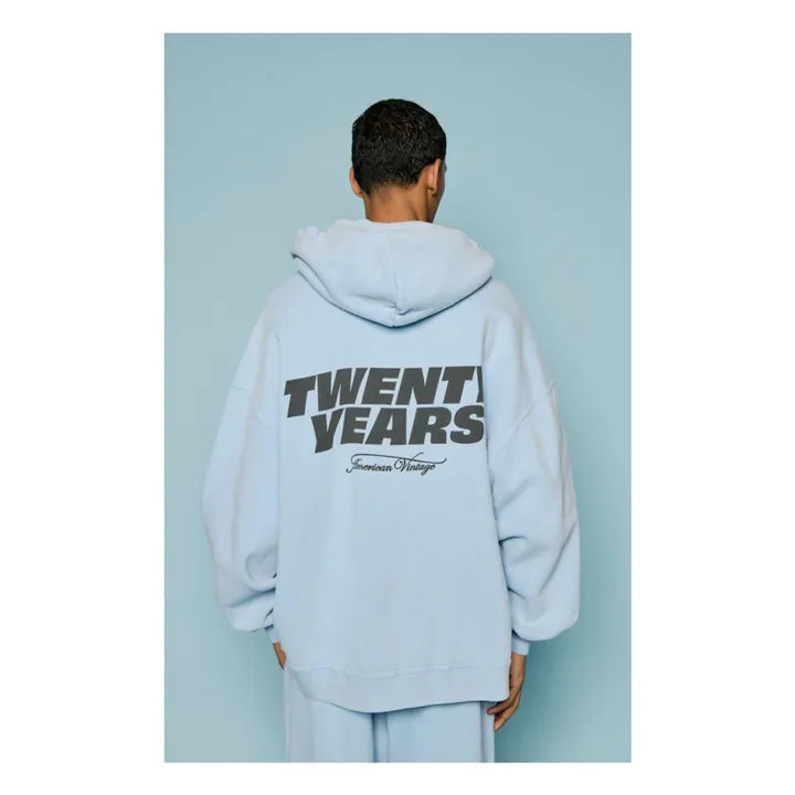 Sweat Capuche Plizzy - Capsule 20 ans | Bleu Clair- Image produit n°3