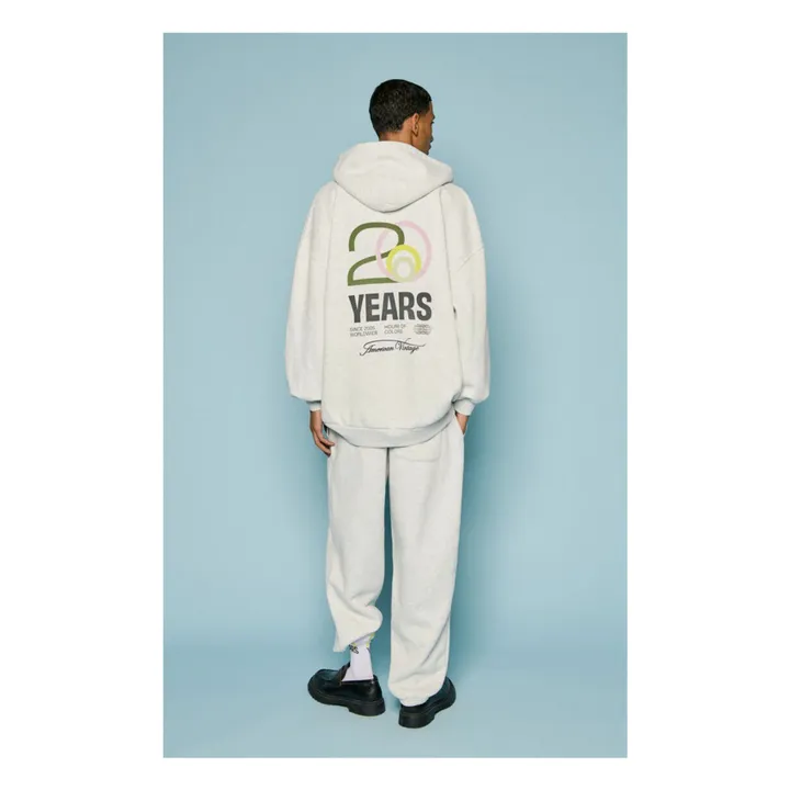 Sweat Zippé Baptown - Capsule 20 ans | Gris chiné- Image produit n°7