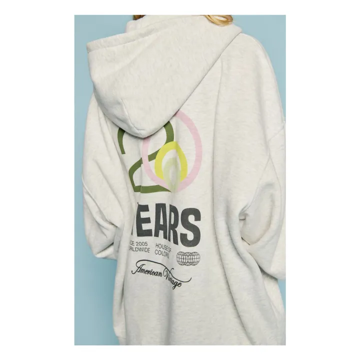 Sweat Zippé Baptown - Capsule 20 ans | Gris chiné- Image produit n°3