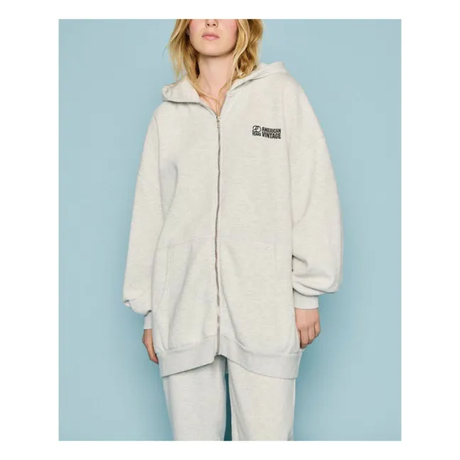 Sweat Zippé Baptown - Capsule 20 ans | Gris chiné
