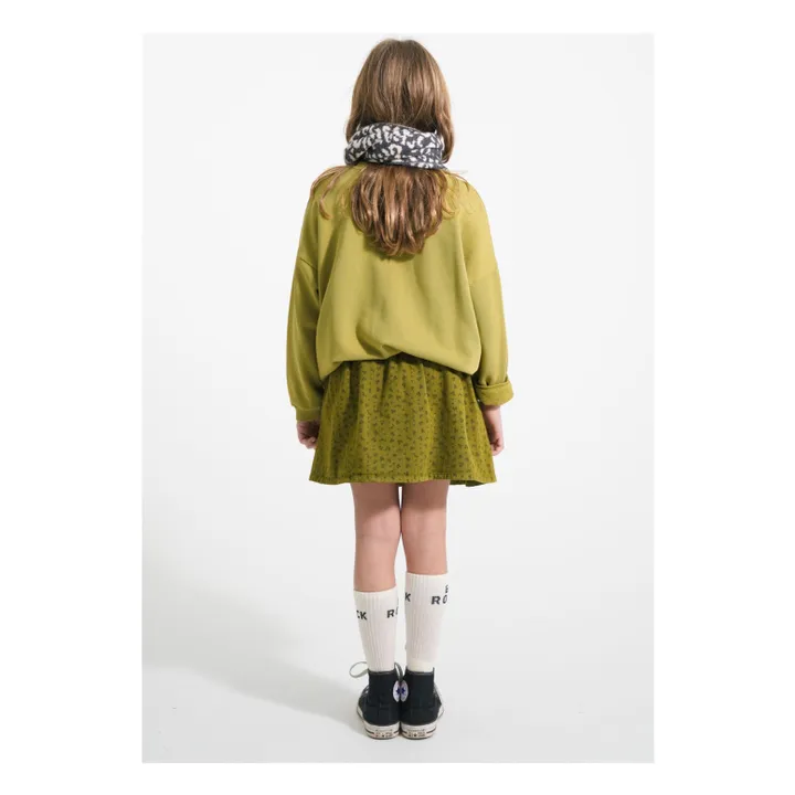 Echarpe Léopard Laine | Rose pâle- Image produit n°7