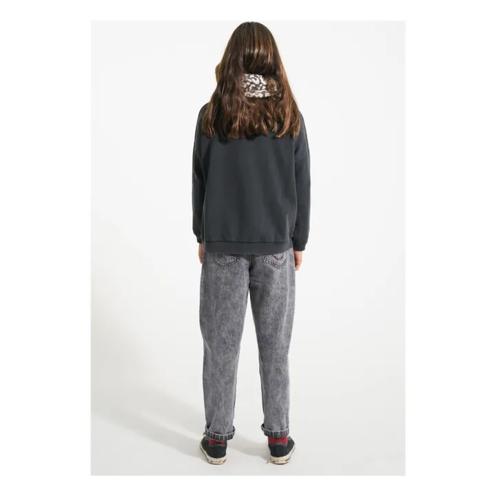 Echarpe Léopard Laine | Rose pâle- Image produit n°4