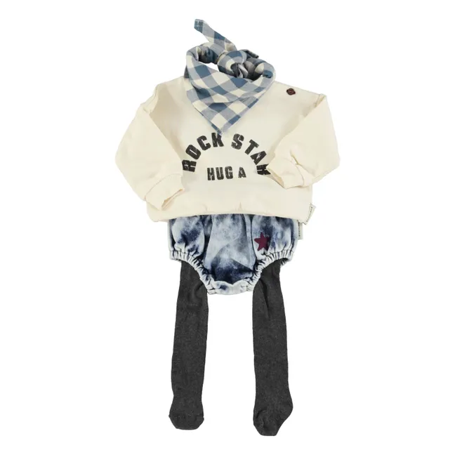 Sweat Rock Star Coton Bio | Ecru