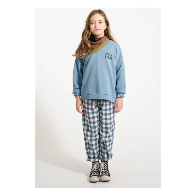 Sweat Rock Stars Coton Bio | Bleu