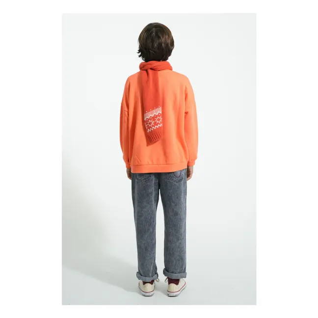 Sweat Music Coton Bio | Orange fluo