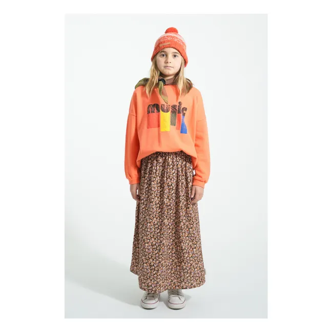 Sweat Music Coton Bio | Orange fluo