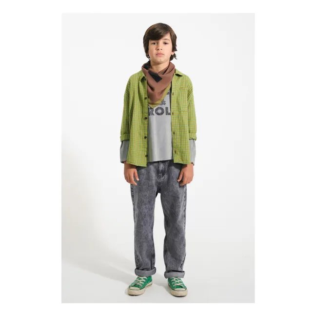 T-shirt Rock&Roll Eponge Coton Bio | Gris