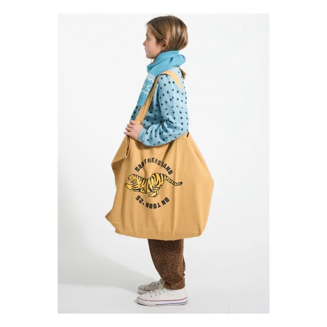 Jogger Léopard Eponge Coton Bio | Brun