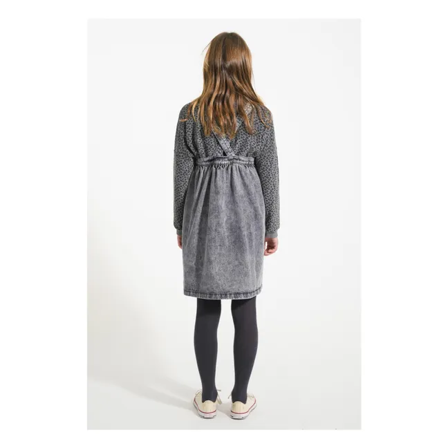 Sweat Léopard Eponge Coton Bio | Gris