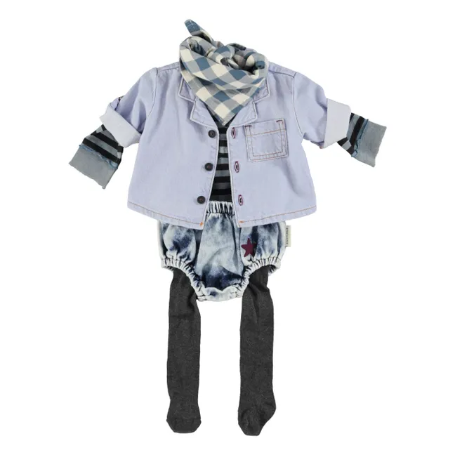 Bloomer Jean Etoile lavato | Azzurro