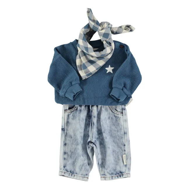 Jean Droit Délavé Bébé | Bleu Clair