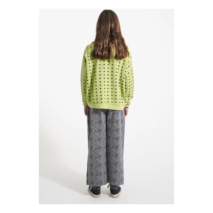 Pantalon Large Zébré | Gris- Image produit n°2