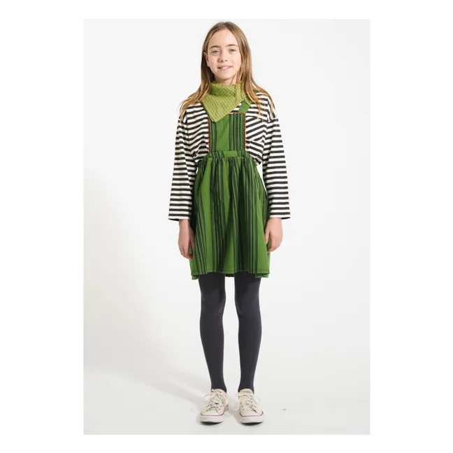Bandana Carreaux Coton Bio | Vert