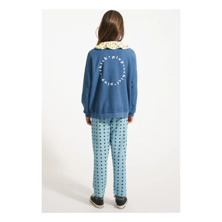 Blouse Col Claudine Fleurs | Jaune- Image produit n°2