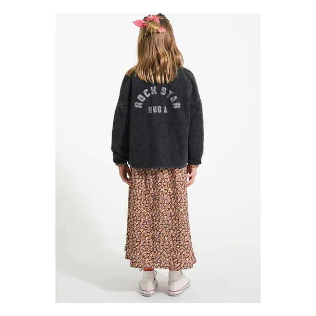 Chouchou Nœud Fleurs | Rose
