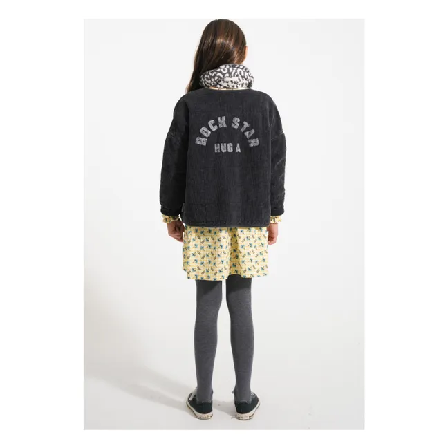 Robe Plastron Fleurs | Jaune