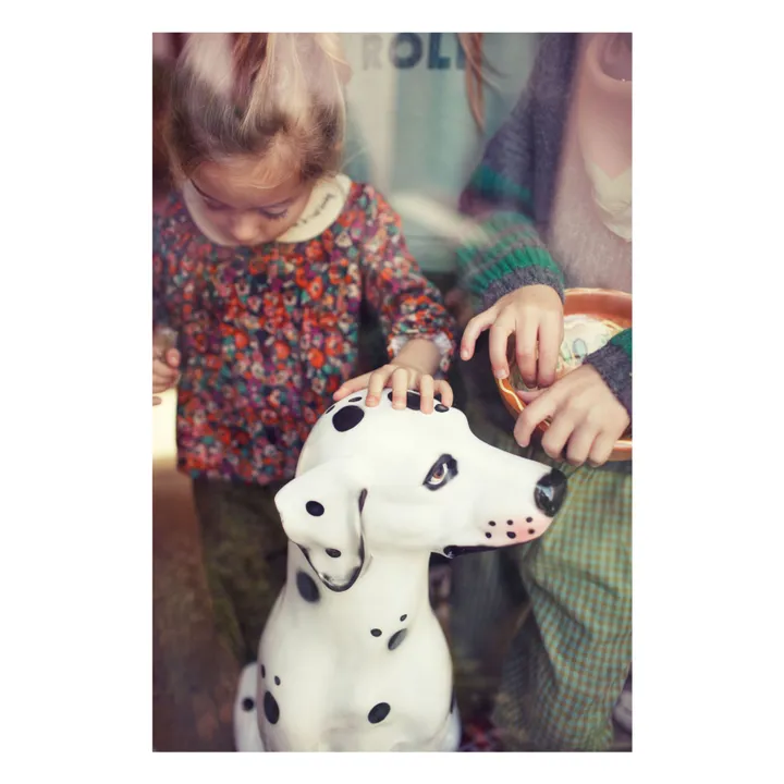 Blusa Floral Cuello Claudina | Negro- Imagen del producto n°14