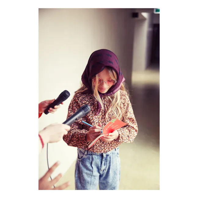 Eclairs Scarf | Aubergine
