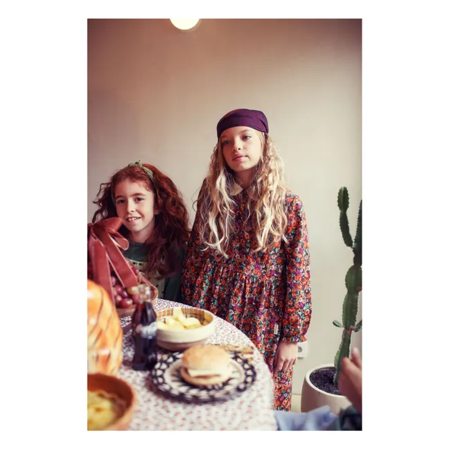Eclairs Scarf | Aubergine