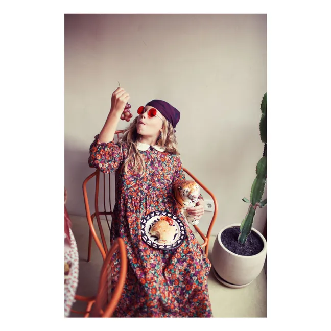 Eclairs Scarf | Aubergine
