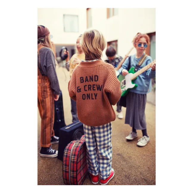 Cardigan Band & Crew Only Laine | Marron