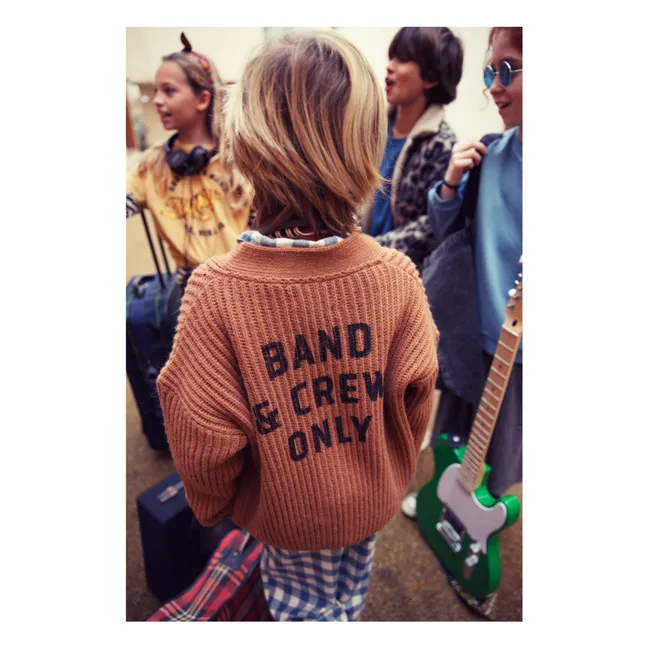 Cardigan Band & Crew Only Laine | Marron