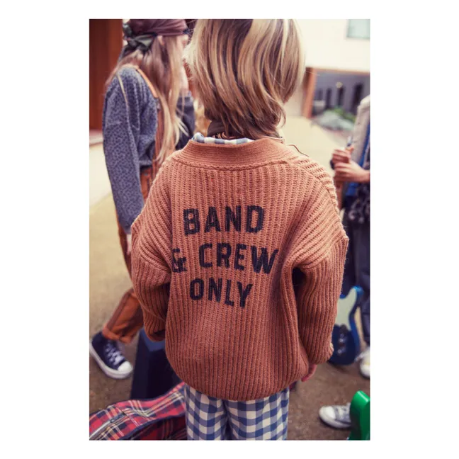 Cardigan Band & Crew Only Laine | Marron