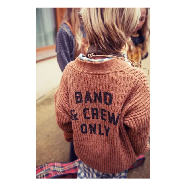 Cardigan Band & Crew Only Laine | Marron