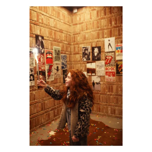 Veste Léopard Laine | Brun