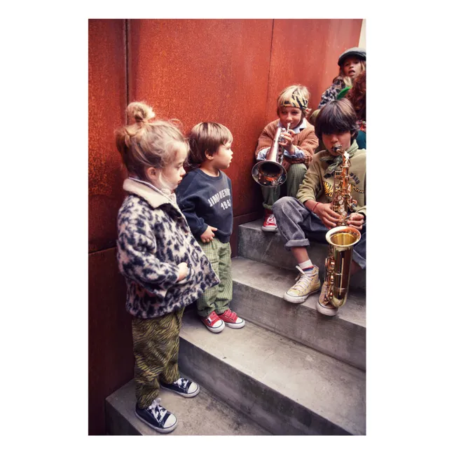 Veste Léopard Laine | Brun