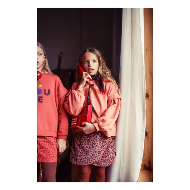 Sweat Volants Hey Jude Coton Bio | Corail