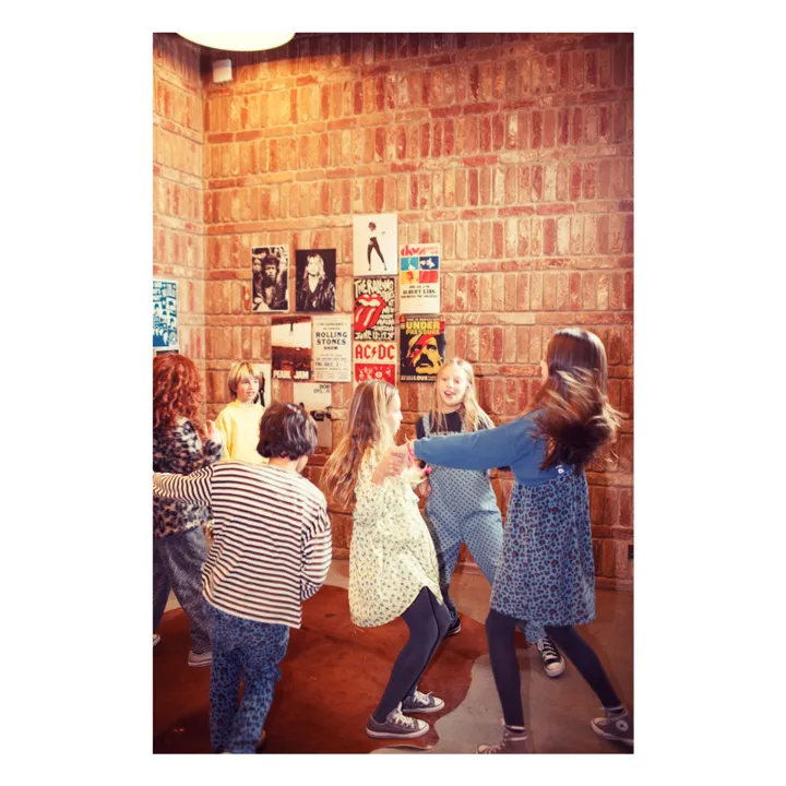 Vestido de flores de plastrón | Amarillo- Imagen del producto n°7