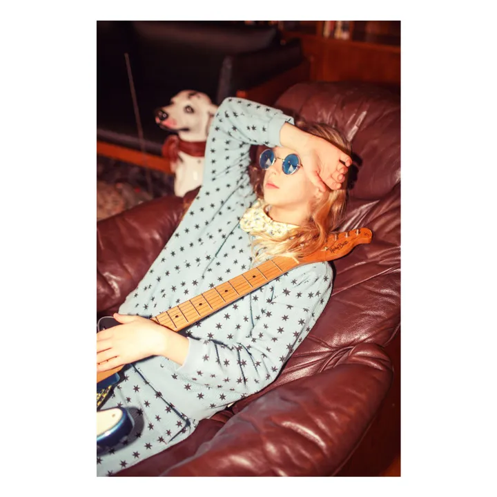 Blouse Col Claudine Fleurs | Jaune- Image produit n°13